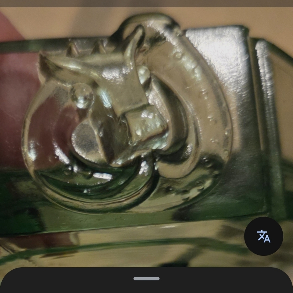 Tiara  glass green trinket holder - Picture 13 of 15